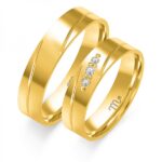 Obrączki złote ZS-O-323 płaskie