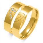 Obrączki złote ZS-O-155 płaskie