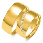 Obrączki złote ZS-O-205 półokrągłe