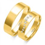 Obrączki złote ZS-O-161 płaskie