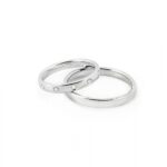 Obrączki złote SL01 półokrągłe - obrazek 2