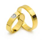 Obrączki złote SL19 płaskie