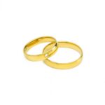 Obrączki złote SL20 półokrągłe - obrazek 2