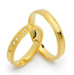 Obrączki złote SL21 półokrągłe