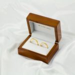 Obrączki złote SL23 półokrągłe - obrazek 3