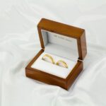 Obrączki złote SL25 półokrągłe - obrazek 3