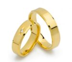 Obrączki złote SL27 płaskie