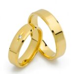 Obrączki złote SL27 płaskie