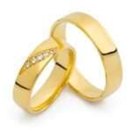 Obrączki złote SL30 półokrągłe