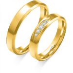 Obrączki złote ZS-C-101 płaskie