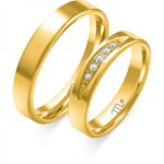 Obrączki złote ZS-C-106 płaskie