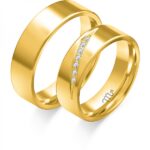 Obrączki złote ZS-C-110 płaskie