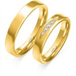 Obrączki złote ZS-C-108 płaskie