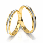 Obrączki złote S328 półokrągłe