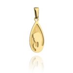 Medalik złoty z Matką Boską Fatimską