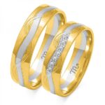 Obrączki złote ZS-OE-201 płaskie