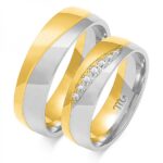 Obrączki złote ZS-OE-216 półokrągłe