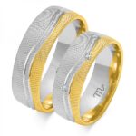 Obrączki złote ZS-OE-218 półokrągłe