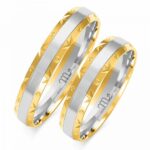 Obrączki złote ZS-OE-187 półokrągłe