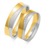 Obrączki złote ZS-OE-185 wklęsłe