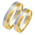 Obrączki złote ZS-OE-134 półokrągłe