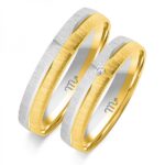 Obrączki złote ZS-OE-083 półokrągłe