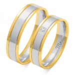 Obrączki złote ZS-OE-035 płaskie