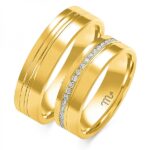 Obrączki złote ZS-O-055 płaskie