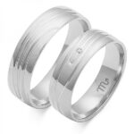 Obrączki złote ZS-O-103 półokrągłe