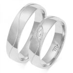 Obrączki złote ZS-O-114 półokrągłe