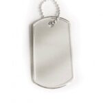 Zawieszka srebrna nieśmiertelnik