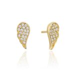Kolczyki złote skrzydełka