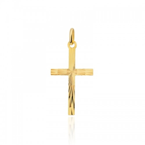 20201117-213601-5266345882.-585.jpg Zawieszka krzyżyk złoty - obrazek 1