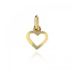 Zawieszka złota serduszko