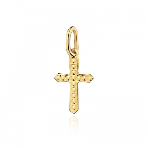 20201118-193555-9981275487.jpg Zawieszka krzyżyk złoty zdobiony mały - obrazek 1