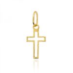 Zawieszka krzyżyk złoty mały
