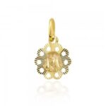 Medalik złoty z Matką Boską