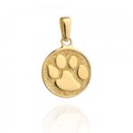 Zawieszka złota łapka
