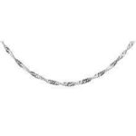 Łańcuszek srebrny singapur