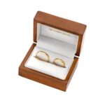 Obrączki złote SL34 półokrągłe - obrazek 3