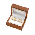 Obrączki złote SL35 półokrągłe - obrazek 3