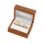 Obrączki złote SL37 półokrągłe - obrazek 3