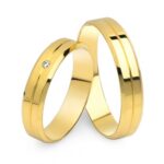 Obrączki złote SL26 płaskie