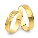 Obrączki złote SL31 półokrągłe