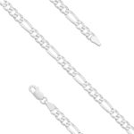 Łańcuszek srebrny figaro - obrazek 2