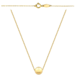 Naszyjnik złoty kulka