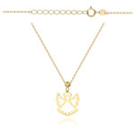 Naszyjnik złoty aniołek