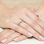 A Pierścionek złoty z diamentem BD-W171 - obrazek 4