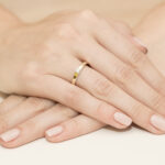 Pierścionek złoty z diamentem BD-W225 - obrazek 4