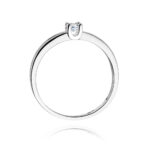 Pierścionek złoty z diamentem BD-W225B - obrazek 3